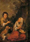 Bartolome Esteban Murillo Old Woman and Boy oil